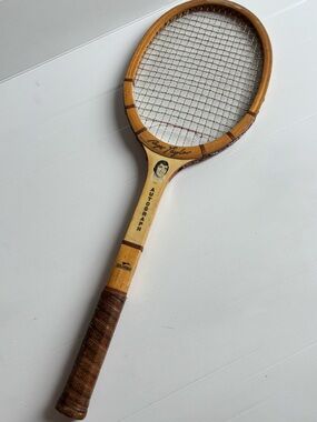 Vintage Slazenger Bjorn Borg Wooden Tennis Racket Wood Racquet